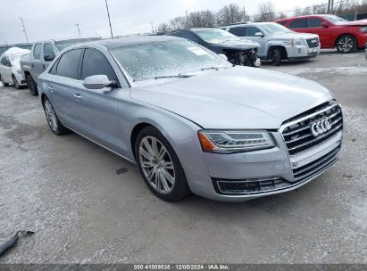 2016 AUDI A8 L 3.0T Silver  Gasoline WAU34AFDXGN005489 photo #1