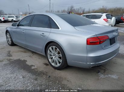 2016 AUDI A8 L 3.0T Silver  Gasoline WAU34AFDXGN005489 photo #4