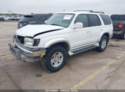 2002 TOYOTA 4RUNNER SR5 V6 White  Gasoline JT3GN86R320236914 photo #3