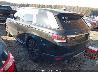 2017 LAND ROVER RANGE ROVER SPORT 3.0L V6 TURBOCHARGED DIESEL HSE TD6 Black  Diesel SALWR2FK2HA690868 photo #4