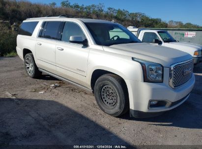 2015 GMC YUKON XL 1500 DENALI White  Gasoline 1GKS2JKJXFR227350 photo #1