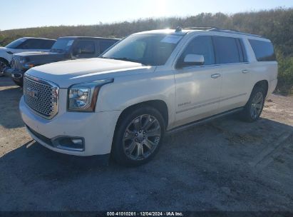 2015 GMC YUKON XL 1500 DENALI White  Gasoline 1GKS2JKJXFR227350 photo #3