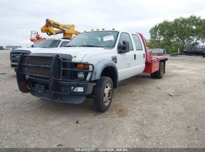 2008 FORD F-450 CHASSIS LARIAT/XL/XLT White  Diesel 1FDXW46R58EE58928 photo #3