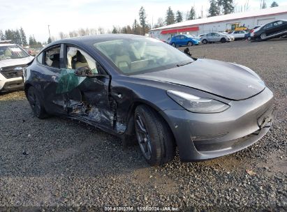 2021 TESLA MODEL 3 LONG RANGE DUAL MOTOR ALL-WHEEL DRIVE Gray  Electric 5YJ3E1EB5MF073306 photo #1