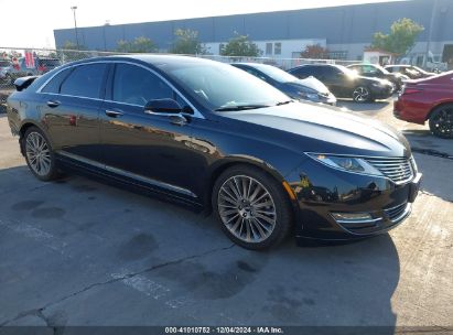 2013 LINCOLN MKZ Black  Gasoline 3LN6L2JK0DR827866 photo #1