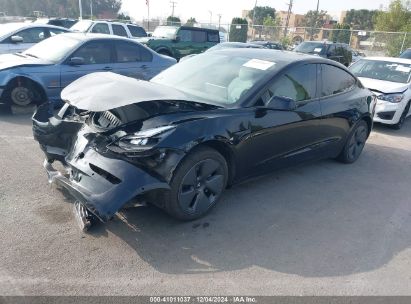 2022 TESLA MODEL 3 REAR-WHEEL DRIVE Black  Electric 5YJ3E1EA7NF248339 photo #3