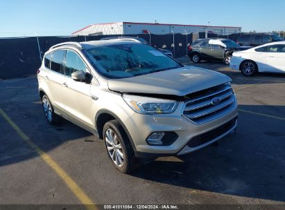 2017 FORD ESCAPE TITANIUM Gold  Gasoline 1FMCU0JD6HUC42598 photo #1