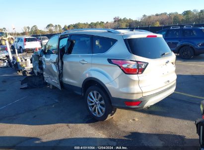 2017 FORD ESCAPE TITANIUM Gold  Gasoline 1FMCU0JD6HUC42598 photo #4