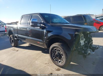 2024 FORD SUPER DUTY F-250 SRW PLATINUM Black  Diesel 1FT8W2BM8REF17589 photo #1