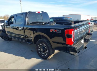 2024 FORD SUPER DUTY F-250 SRW PLATINUM Black  Diesel 1FT8W2BM8REF17589 photo #4