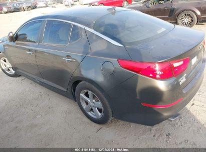 2014 KIA OPTIMA LX Gray  Gasoline 5XXGM4A76EG290241 photo #4