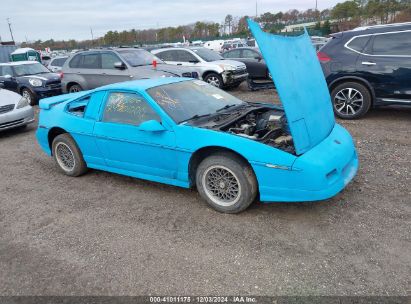 1986 PONTIAC FIERO GT Light Blue  gas 1G2PG9799GP257585 photo #1