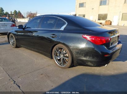 2015 INFINITI Q50 SPORT Black  Gasoline JN1BV7AP1FM331110 photo #4