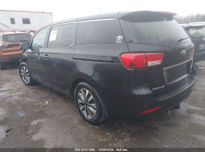 2015 KIA SEDONA SX Black  Gasoline KNDMC5C16F6066505 photo #4