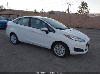 2014 FORD FIESTA S White  Gasoline 3FADP4AJ9EM180245 photo #1