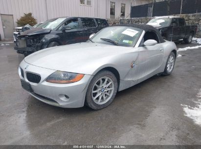 2004 BMW Z4 2.5I Gray  Gasoline 4USBT33584LS50660 photo #3