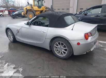 2004 BMW Z4 2.5I Gray  Gasoline 4USBT33584LS50660 photo #4