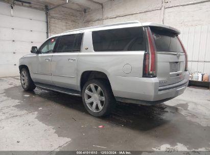 2020 CADILLAC ESCALADE ESV 4WD LUXURY Silver  Gasoline 1GYS4HKJ5LR122767 photo #4