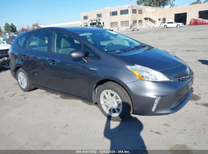 2014 TOYOTA PRIUS V THREE Gray  Hybrid JTDZN3EU4E3331286 photo #1