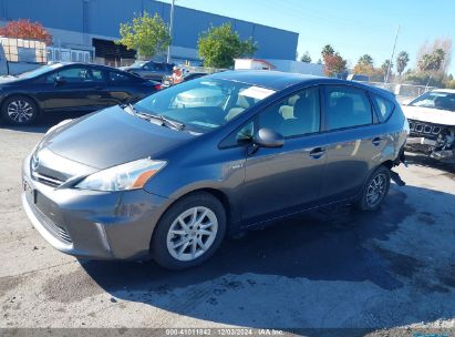 2014 TOYOTA PRIUS V THREE Gray  Hybrid JTDZN3EU4E3331286 photo #3