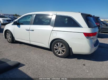 2014 HONDA ODYSSEY EX-L Beige  Gasoline 5FNRL5H63EB055605 photo #4