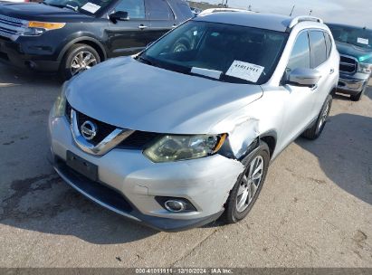 2014 NISSAN ROGUE SL Silver  Gasoline 5N1AT2MT4EC774829 photo #3