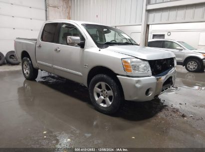 2004 NISSAN TITAN SE Silver  Gasoline 1N6AA07B04N506037 photo #1