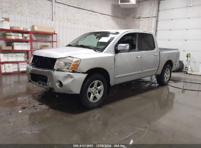 2004 NISSAN TITAN SE Silver  Gasoline 1N6AA07B04N506037 photo #3