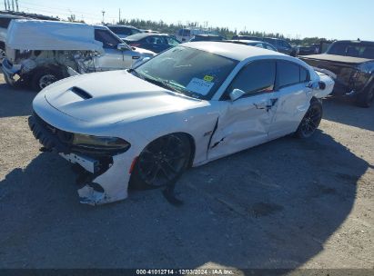 2022 DODGE CHARGER SCAT PACK White  Gasoline 2C3CDXGJ0NH209416 photo #3