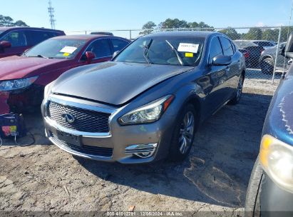 2015 INFINITI Q70 3.7 Gray  Gasoline JN1BY1AP8FM540364 photo #3