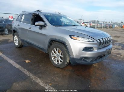 2016 JEEP CHEROKEE LATITUDE Silver  Gasoline 1C4PJMCB3GW304818 photo #1