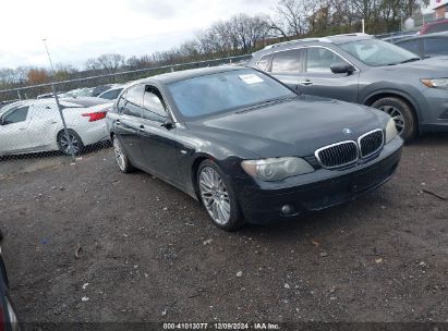 2008 BMW 750LI Black  Gasoline WBAHN83588DT87408 photo #1