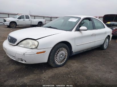 2004 MERCURY SABLE GS White  Gasoline 1MEFM50U24A601245 photo #3