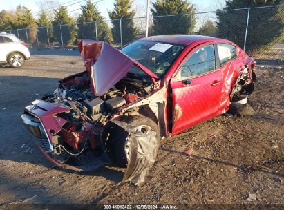 2018 TOYOTA YARIS IA Red  Gasoline 3MYDLBYV2JY313712 photo #3