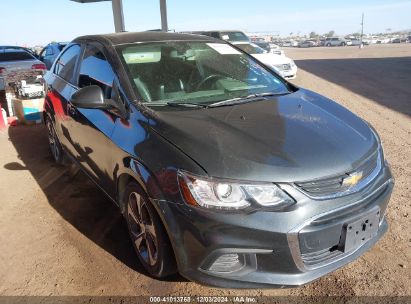 2019 CHEVROLET SONIC PREMIER AUTO Gray  Gasoline 1G1JF5SB8K4124097 photo #1