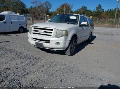 2009 FORD EXPEDITION EL LIMITED White  Flexible Fuel 1FMFK19599LA14186 photo #3