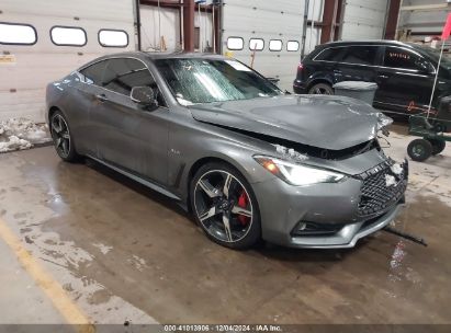 2018 INFINITI Q60 3.0T RED SPORT 400 Gray  Gasoline JN1FV7EL5JM631296 photo #1