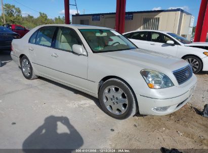 2002 LEXUS LS 430 White  Gasoline JTHBN30F120083293 photo #1