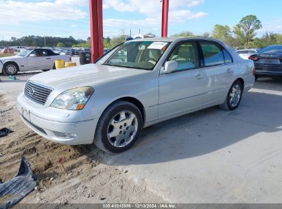 2002 LEXUS LS 430 White  Gasoline JTHBN30F120083293 photo #3