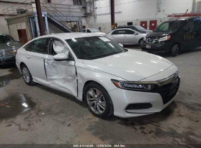 2019 HONDA ACCORD LX White  Gasoline 1HGCV1F15KA020506 photo #1