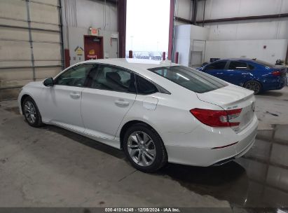 2019 HONDA ACCORD LX White  Gasoline 1HGCV1F15KA020506 photo #4