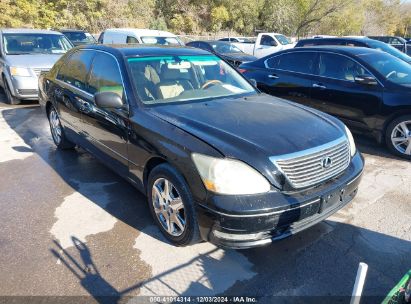 2004 LEXUS LS 430 Black  Gasoline JTHBN36F840155908 photo #1