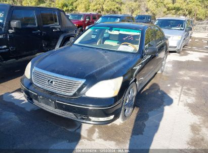 2004 LEXUS LS 430 Black  Gasoline JTHBN36F840155908 photo #3