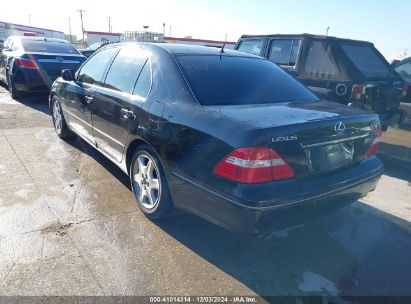 2004 LEXUS LS 430 Black  Gasoline JTHBN36F840155908 photo #4