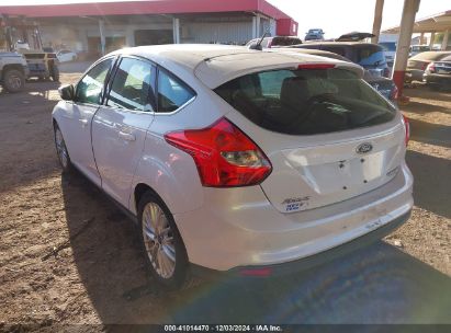 2013 FORD FOCUS TITANIUM White  Gasoline 1FADP3N20DL235422 photo #4