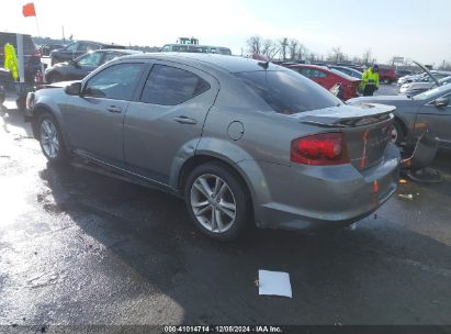 2012 DODGE AVENGER SXT Gray  Gasoline 1C3CDZCB2CN312321 photo #4