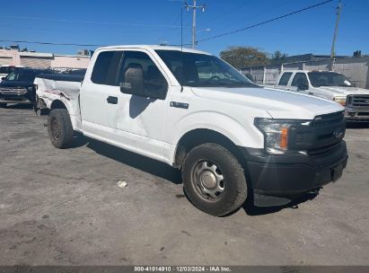 2019 FORD F150 SUPER CAB White  Gasoline 1FTEX1EP0KKC79664 photo #1