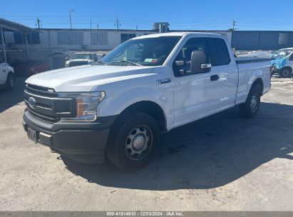 2019 FORD F150 SUPER CAB White  Gasoline 1FTEX1EP0KKC79664 photo #3