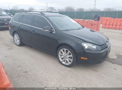 2013 VOLKSWAGEN JETTA SPORTWAGEN 2.0L TDI Black  Gasoline 3VWPL7AJ6DM640154 photo #1