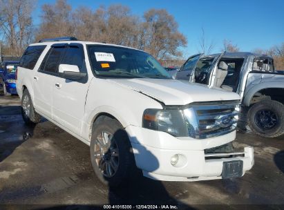 2011 FORD EXPEDITION EL LIMITED White  Flexible Fuel 1FMJK2A52BEF26085 photo #1